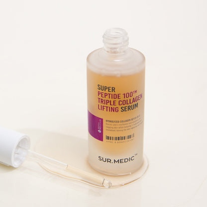 SUR.MEDIC+ SUPER PEPTIDE 100 COLLAGEN LIFTING SERUM 1.69 oz / 50ml
