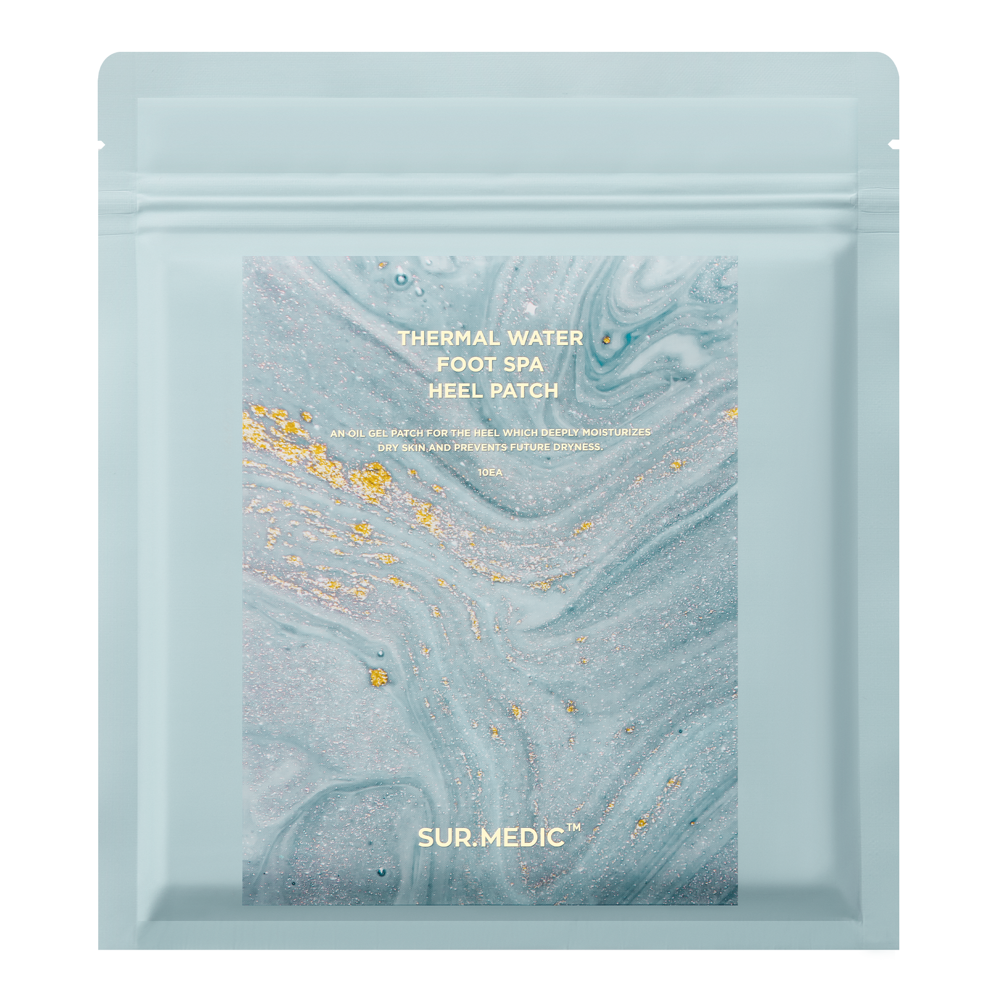 SUREMEDIC THERMAL WATER FOOT SPA HEEL PATCH 10 PACK